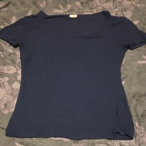 Garage Dark Blue Short Sleeve Tee